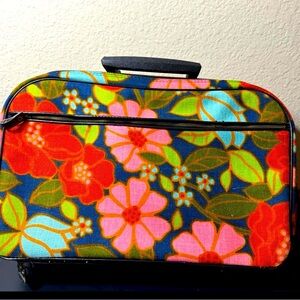 Rare Vintage Floral Luggage small piece